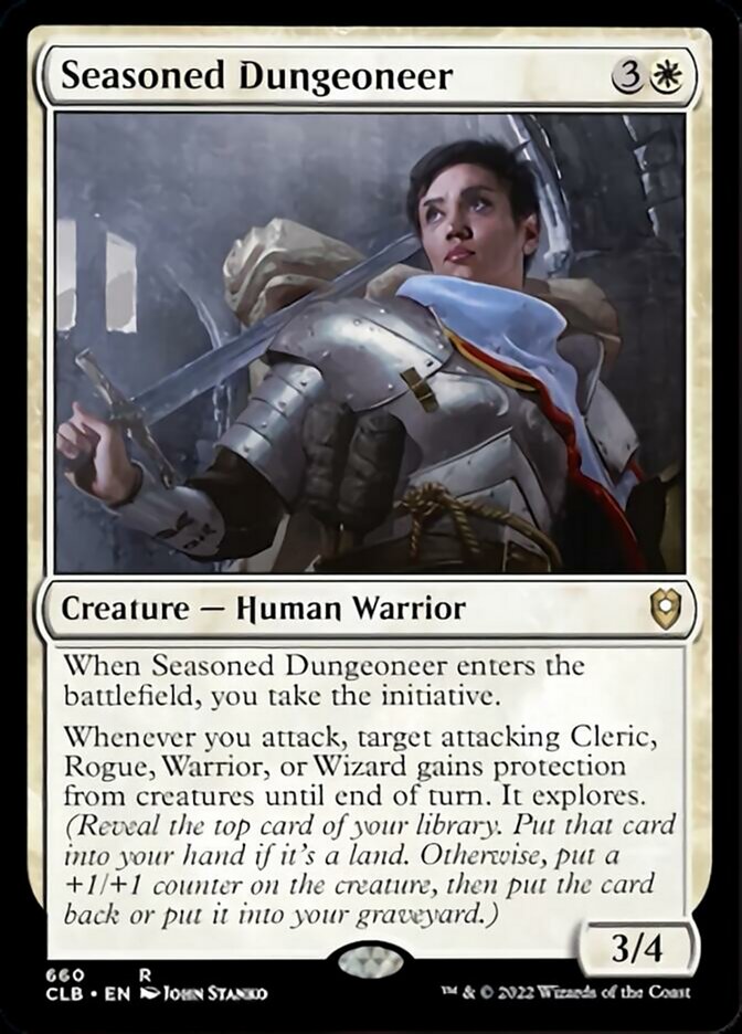 Seasoned Dungeoneer [Commander Legends: Battle for Baldur's Gate] | Jomio and Rueliete's Cards and Comics
