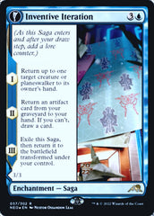 Inventive Iteration // Living Breakthrough [Kamigawa: Neon Dynasty Prerelease Promos] | Jomio and Rueliete's Cards and Comics