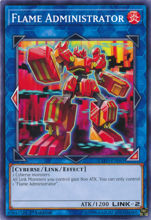 Flame Administrator [EXFO-EN041] Common | Jomio and Rueliete's Cards and Comics