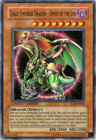Chaos Emperor Dragon - Envoy of the End [TLM-ENSE2] Ultra Rare | Jomio and Rueliete's Cards and Comics