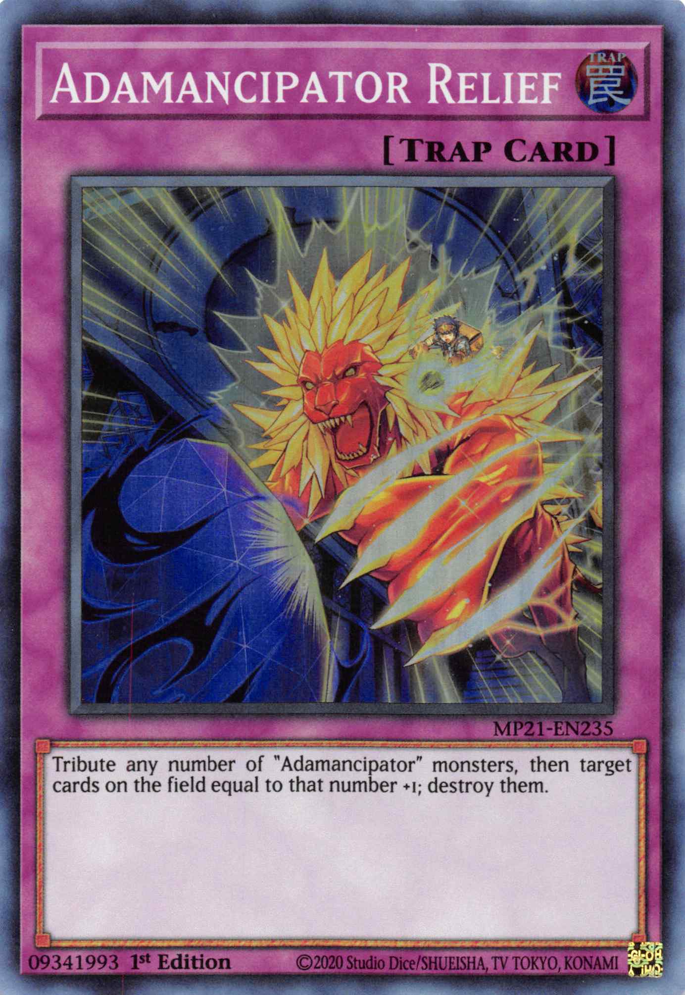 Adamancipator Relief [MP21-EN235] Super Rare | Jomio and Rueliete's Cards and Comics