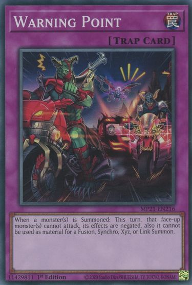 Warning Point [MP21-EN216] Super Rare | Jomio and Rueliete's Cards and Comics