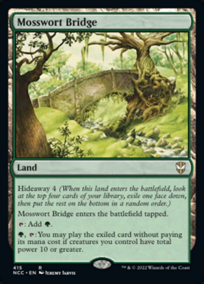 Mosswort Bridge [Streets of New Capenna Commander] | Jomio and Rueliete's Cards and Comics