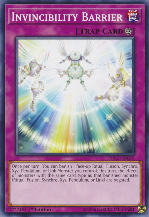 Invincibility Barrier [SOFU-EN076] Common | Jomio and Rueliete's Cards and Comics