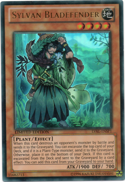 Sylvan Bladefender [LVAL-ENSP1] Ultra Rare | Jomio and Rueliete's Cards and Comics