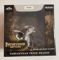 Gargantuan Green Dragon Miniature | Jomio and Rueliete's Cards and Comics