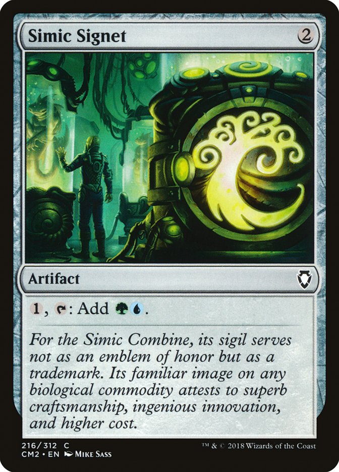 Simic Signet (216/312) [Commander Anthology Volume II] | Jomio and Rueliete's Cards and Comics