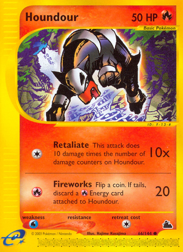 Houndour (66/144) [Skyridge] | Jomio and Rueliete's Cards and Comics