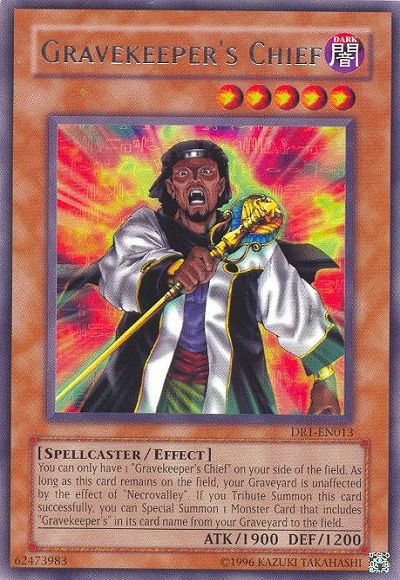 Gravekeeper's Chief [DR1-EN013] Rare | Jomio and Rueliete's Cards and Comics