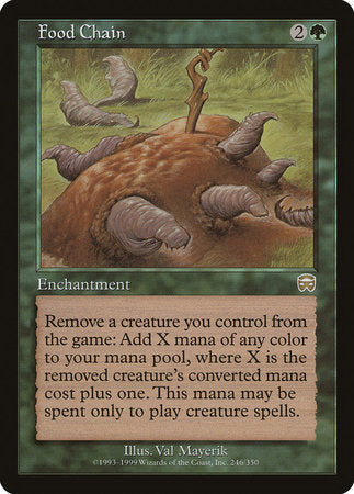 Food Chain [Mercadian Masques] | Jomio and Rueliete's Cards and Comics