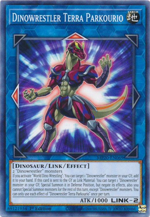 Dinowrestler Terra Parkourio [MP20-EN069] Common | Jomio and Rueliete's Cards and Comics