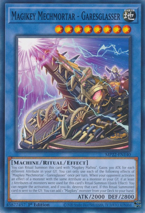 Magikey Mechmortar - Garesglasser [MP22-EN140] Common | Jomio and Rueliete's Cards and Comics