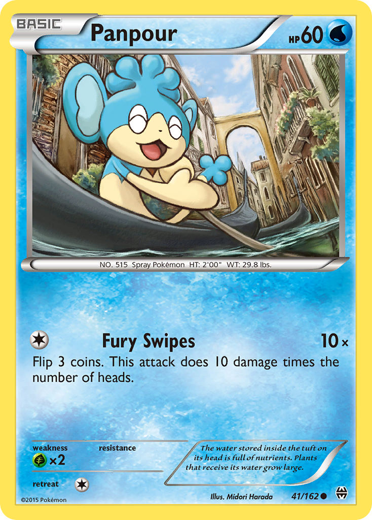 Panpour (41/162) [XY: BREAKthrough] | Jomio and Rueliete's Cards and Comics