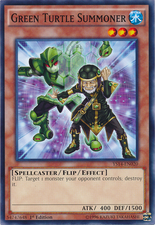 Green Turtle Summoner [YS14-EN020] Common | Jomio and Rueliete's Cards and Comics
