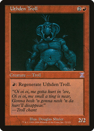 Uthden Troll [Time Spiral Timeshifted] | Jomio and Rueliete's Cards and Comics