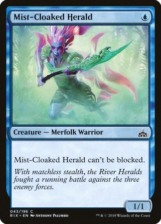 Mist-Cloaked Herald [Rivals of Ixalan] | Jomio and Rueliete's Cards and Comics