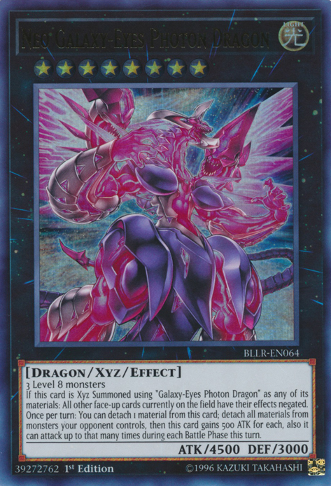 Neo Galaxy-Eyes Photon Dragon [BLLR-EN064] Ultra Rare | Jomio and Rueliete's Cards and Comics