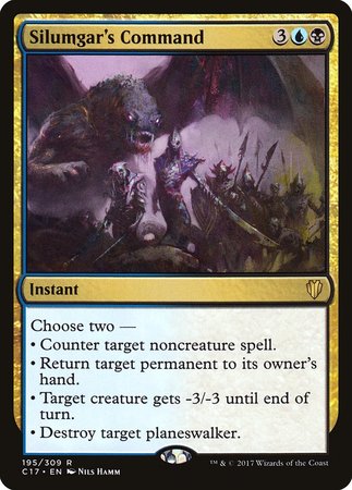 Silumgar's Command [Commander 2017] | Jomio and Rueliete's Cards and Comics
