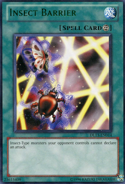 Insect Barrier (Green) [DL13-EN014] Rare | Jomio and Rueliete's Cards and Comics