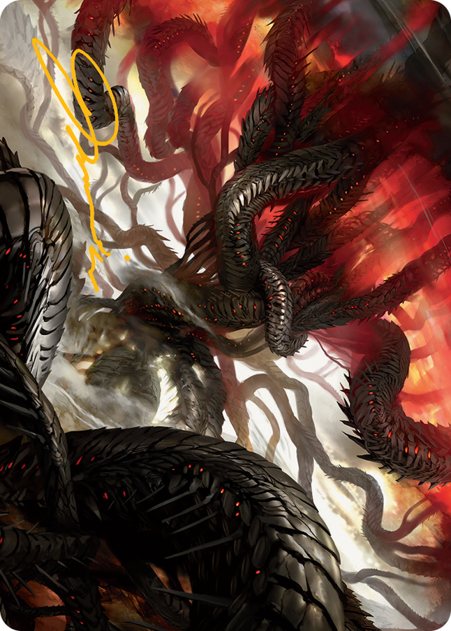 Realmbreaker, the Invasion Tree Art Card (Gold-Stamped Signature) [March of the Machine Art Series] | Jomio and Rueliete's Cards and Comics