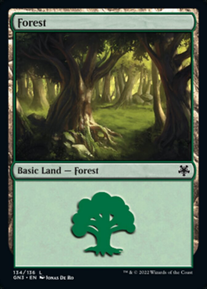 Forest (134) [Game Night: Free-for-All] | Jomio and Rueliete's Cards and Comics