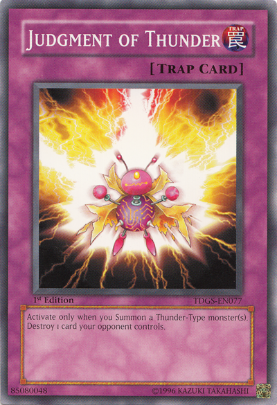 Judgment of Thunder [TDGS-EN077] Common | Jomio and Rueliete's Cards and Comics