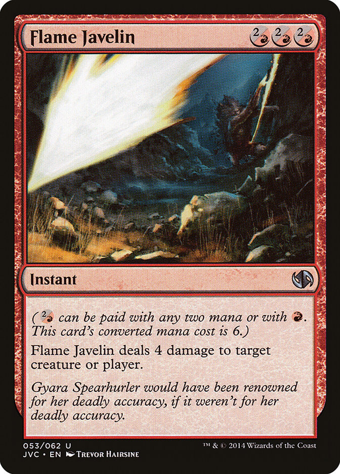 Flame Javelin [Duel Decks Anthology] | Jomio and Rueliete's Cards and Comics