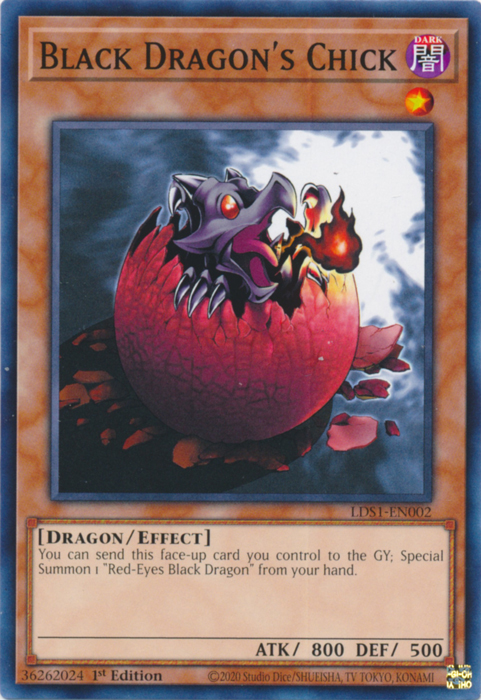 Black Dragon's Chick [LDS1-EN002] Common | Jomio and Rueliete's Cards and Comics