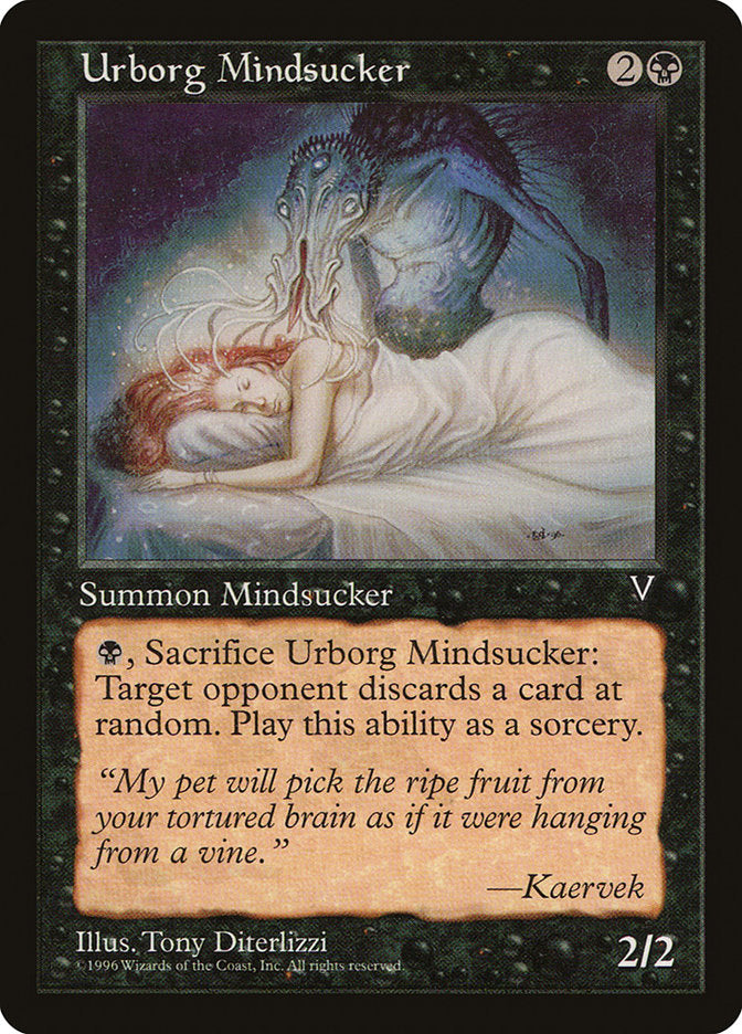 Urborg Mindsucker [Visions] | Jomio and Rueliete's Cards and Comics