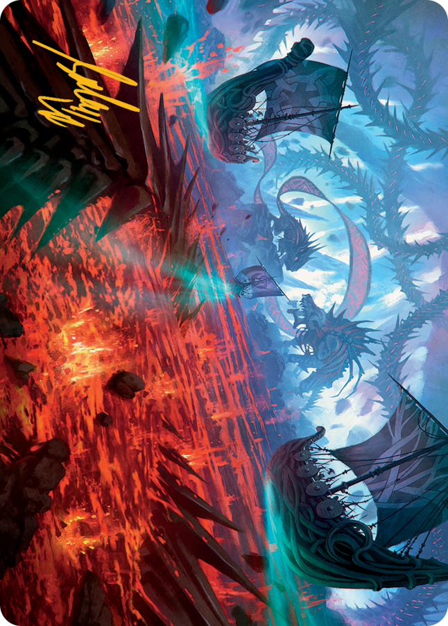 Invasion of Kaldheim Art Card (Gold-Stamped Signature) [March of the Machine Art Series] | Jomio and Rueliete's Cards and Comics