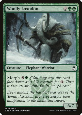 Woolly Loxodon [Masters 25] | Jomio and Rueliete's Cards and Comics