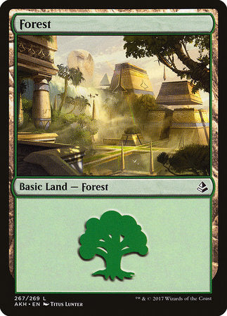 Forest (267) [Amonkhet] | Jomio and Rueliete's Cards and Comics