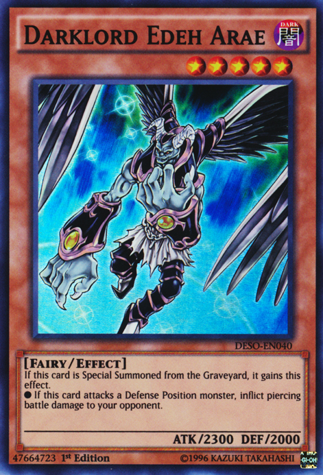 Darklord Edeh Arae [DESO-EN040] Super Rare | Jomio and Rueliete's Cards and Comics