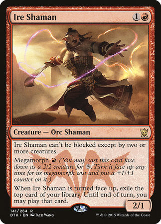 Ire Shaman [Dragons of Tarkir] | Jomio and Rueliete's Cards and Comics