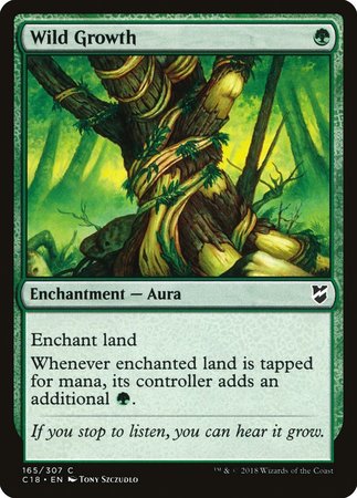 Wild Growth [Commander 2018] | Jomio and Rueliete's Cards and Comics