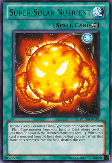 Super Solar Nutrient (Green) [DL12-EN017] Rare | Jomio and Rueliete's Cards and Comics