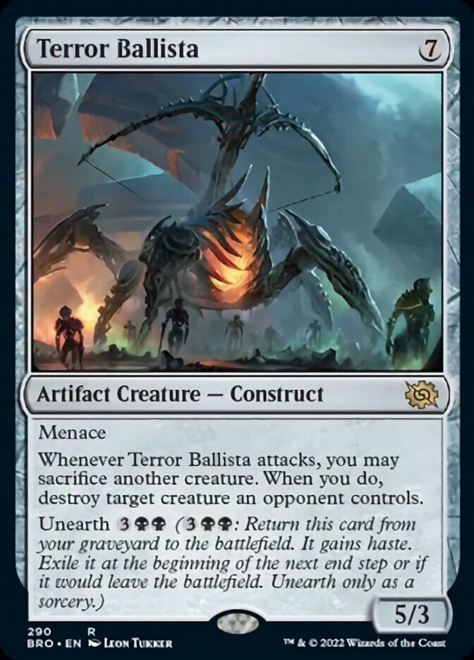 Terror Ballista [The Brothers' War] | Jomio and Rueliete's Cards and Comics
