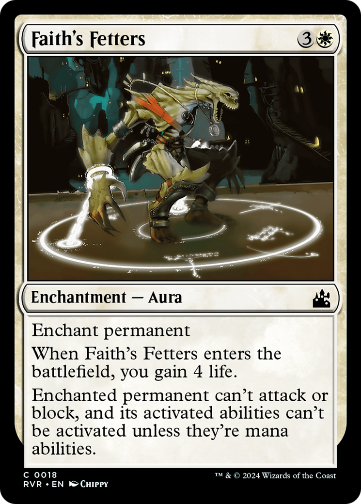 Faith's Fetters [Ravnica Remastered] | Jomio and Rueliete's Cards and Comics