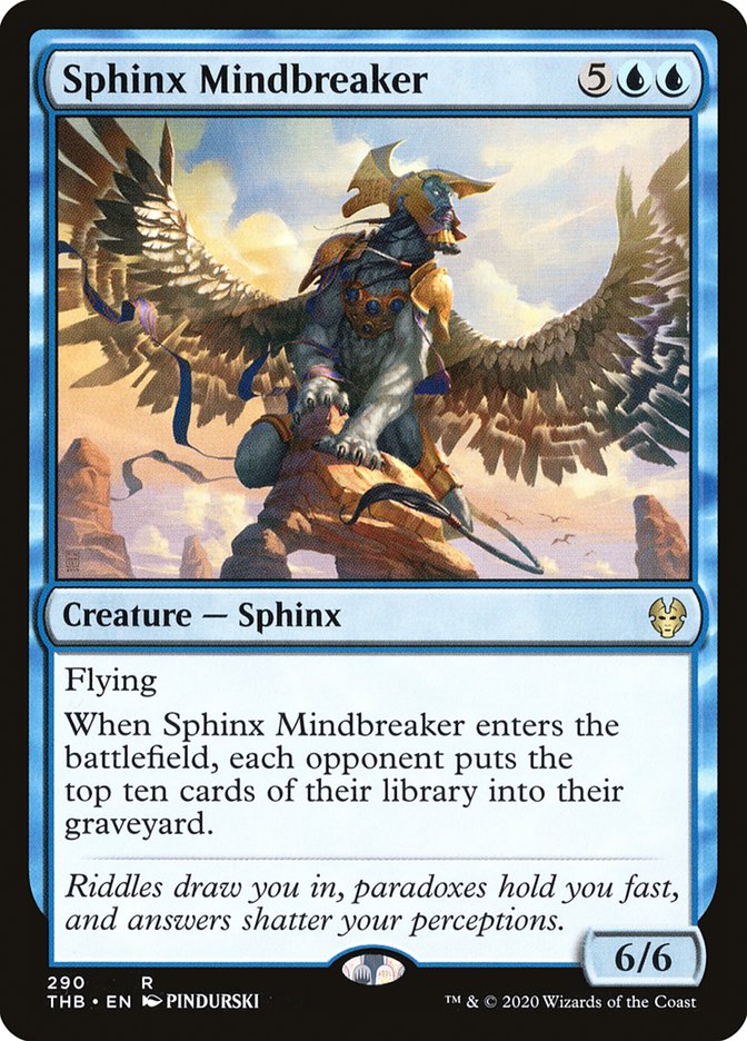 Sphinx Mindbreaker [Theros Beyond Death] | Jomio and Rueliete's Cards and Comics