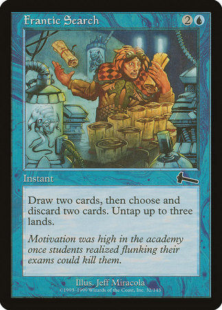 Frantic Search [Urza's Legacy] | Jomio and Rueliete's Cards and Comics