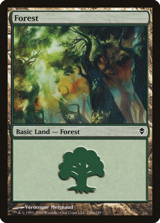 Forest (248a) [Zendikar] | Jomio and Rueliete's Cards and Comics