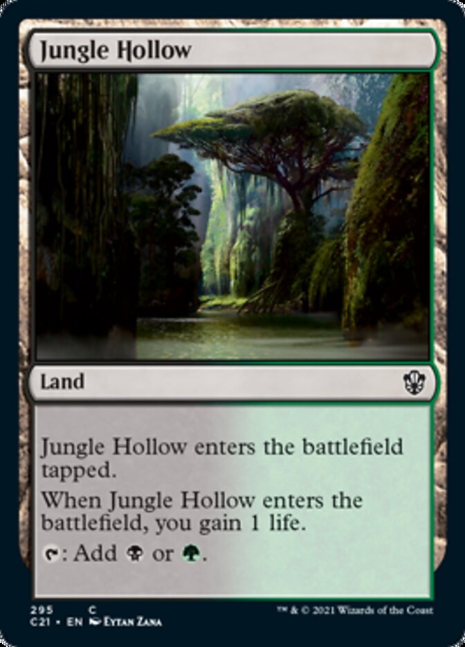 Jungle Hollow [Commander 2021] | Jomio and Rueliete's Cards and Comics