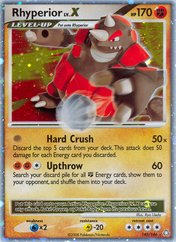 Rhyperior LV.X (145/146) [Diamond & Pearl: Legends Awakened] | Jomio and Rueliete's Cards and Comics