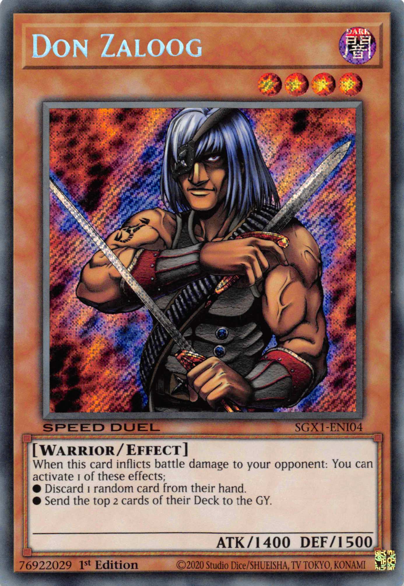 Don Zaloog [SGX1-ENI04] Secret Rare | Jomio and Rueliete's Cards and Comics