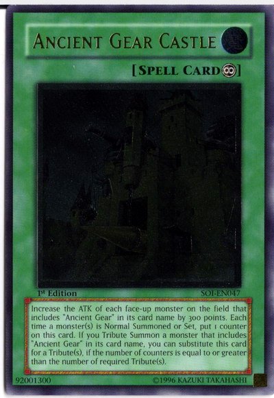 Ancient Gear Castle (UTR) [SOI-EN047] Ultimate Rare | Jomio and Rueliete's Cards and Comics