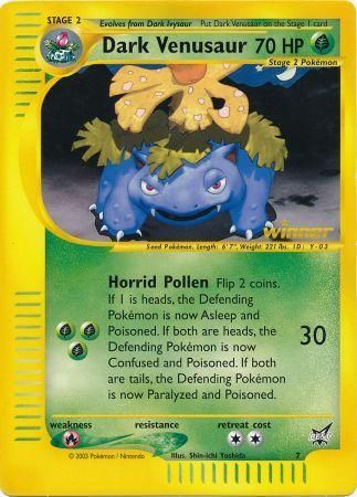 Dark Venusaur (7) (Jumbo Card) [Best of Promos] | Jomio and Rueliete's Cards and Comics