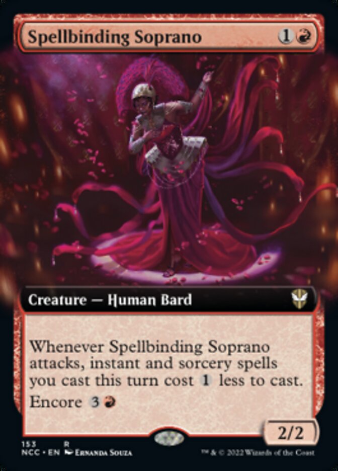 Spellbinding Soprano (Extended Art) [Streets of New Capenna Commander] | Jomio and Rueliete's Cards and Comics