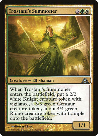 Trostani's Summoner [Dragon's Maze] | Jomio and Rueliete's Cards and Comics