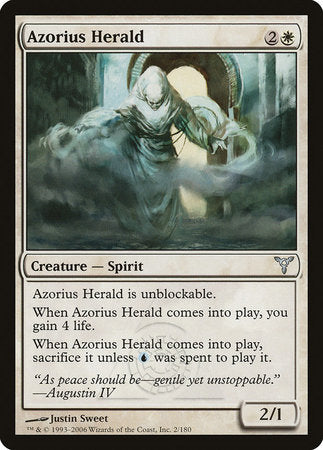 Azorius Herald [Dissension] | Jomio and Rueliete's Cards and Comics