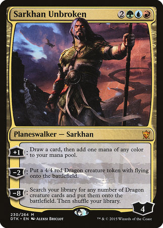Sarkhan Unbroken [Dragons of Tarkir] | Jomio and Rueliete's Cards and Comics